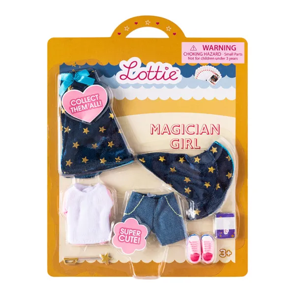Lottie Magician Girl Costume and Accessories