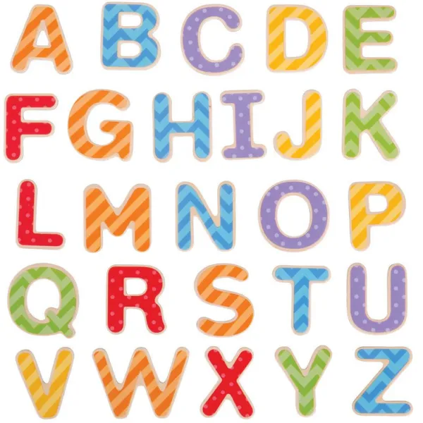 Bigjigs Toys Magnetic Letters - Uppercase