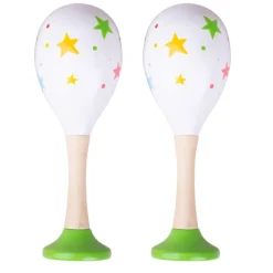 Bigjigs Toys Maraca (One Pair - Green)