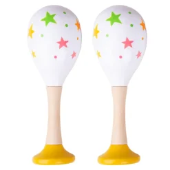 Bigjigs Toys Maraca (One Pair - Yellow)