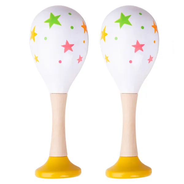 Bigjigs Toys Maraca (One Pair - Yellow)