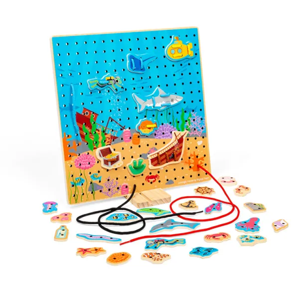 Bigjigs Toys Marine Lace-A-Shape