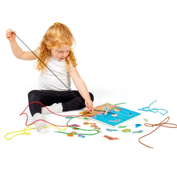Bigjigs Toys Marine Lace-A-Shape