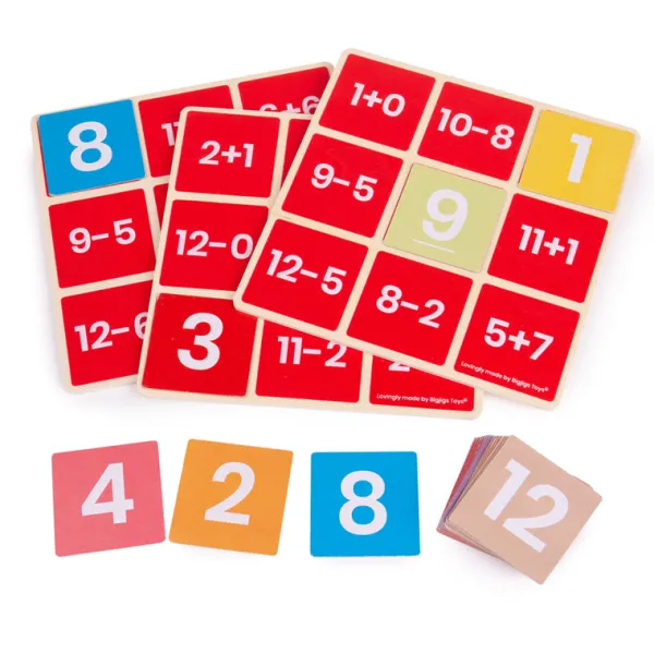 Bigjigs Toys Math Bingo-Add & Subtract