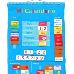 Fiesta Crafts Mi Calendario (Spanish) Fabric Wall Chart