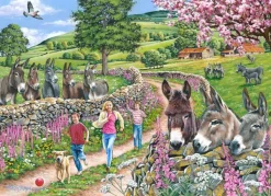 House of Puzzles Mindy, Muffin & Mo - BIG 500 Piece Jigsaw Puzzle