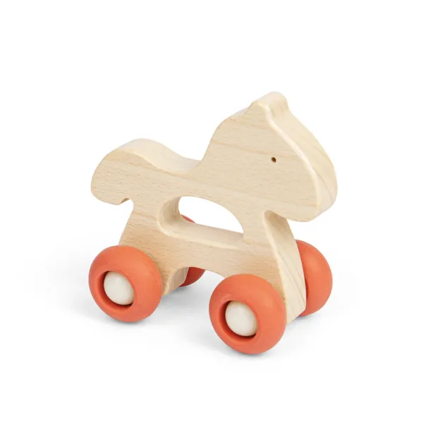 Bigjigs Toys Mini Animal Push Alongs - Horse