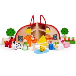 Bigjigs Toys Mini Farm Playset