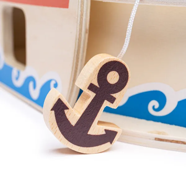 Bigjigs Toys Mini Pirate Ship Playset