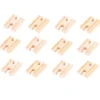 Bigjigs Rail Mini Track Female/Female (Pack of 12)