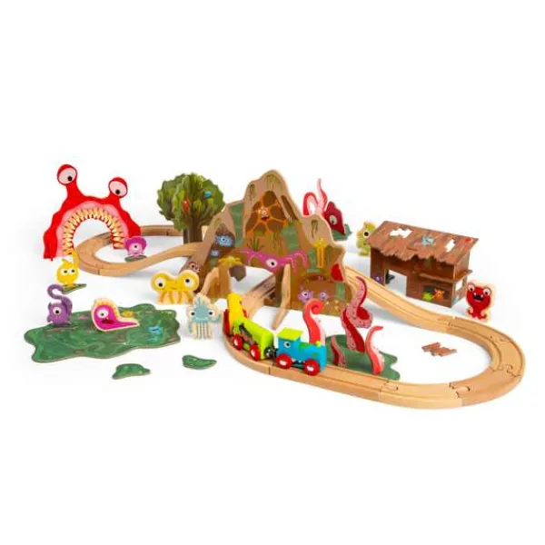 Bigjigs Rail Monster Train Set - DAMAGED BOX