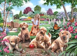 House of Puzzles Mucky Pups - BIG 500 Piece Jigsaw Puzzle
