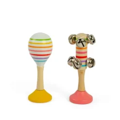 Bigjigs Toys Musical Shakers - Yellow + Pink