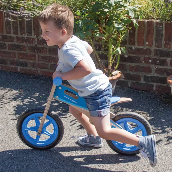 Bigjigs Toys My First Balance Bike (Blue)