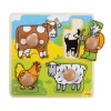 Bigjigs Toys My First Peg Puzzle Farm