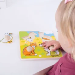 Bigjigs Toys My First Peg Puzzle (Pets)