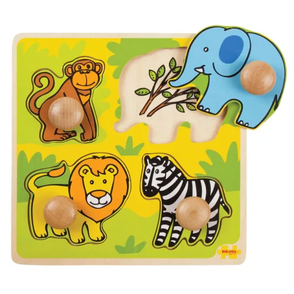 Bigjigs Toys My First Peg Puzzle Safari