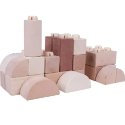 Bigjigs Baby Natural Click Blocks (100 Pieces)