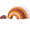 Bigjigs Toys Natural Stacking Rainbow