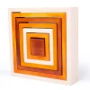 Bigjigs Toys Natural Wooden stacking squares