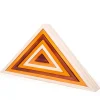 Bigjigs Toys Natural Wooden Stacking Triangles