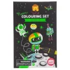 Tiger Tribe Neon Colouring Set - Outer Space