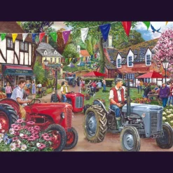 House of Puzzles No.27 - Tractor Parade 1000 Piece Puzzle