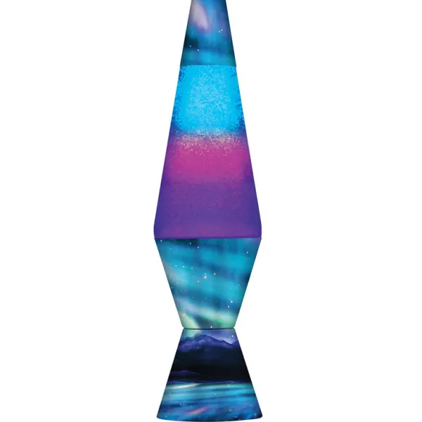 LAVA 14.5" Northern Lights Lamp (Purple/Blue)