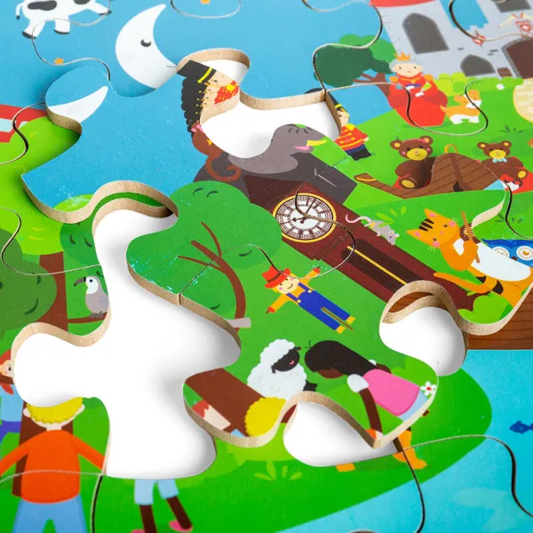 Bigjigs Toys Nursery Rhyme Floor Puzzle (48pc)