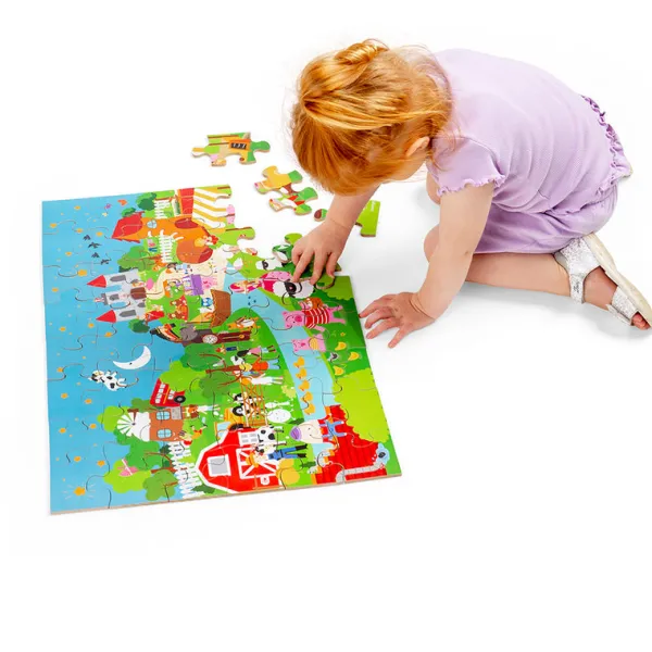 Bigjigs Toys Nursery Rhyme Floor Puzzle (48pc)
