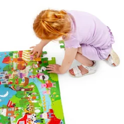 Bigjigs Toys Nursery Rhyme Floor Puzzle (48pc)