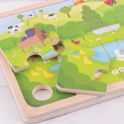 Bigjigs Toys On The Farm Puzzle