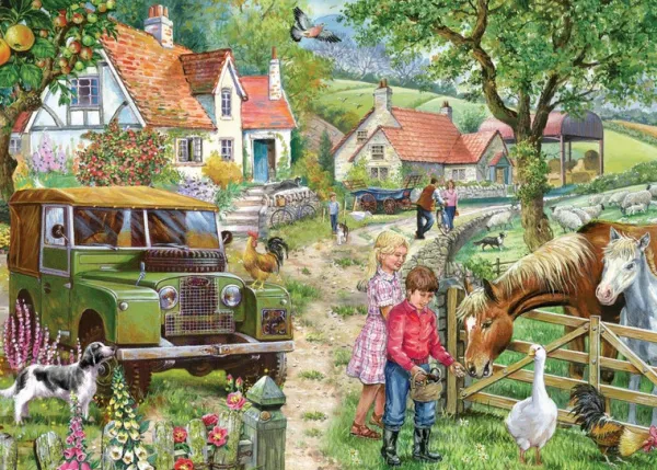 House of Puzzles Orchard Farm - 1000 Piece Jigsaw Puzzle