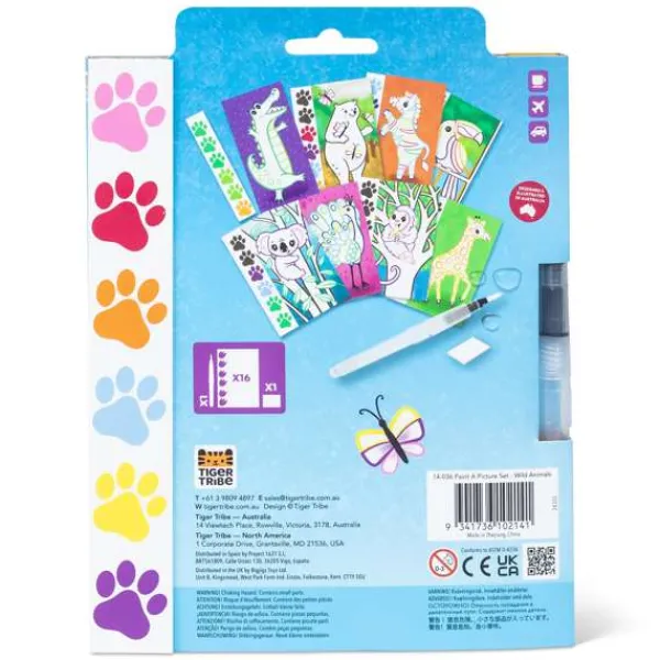 Tiger Tribe Paint A Picture Set - Wild Animals