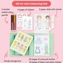 Tiger Tribe Paper Dolls Kit - Vintage