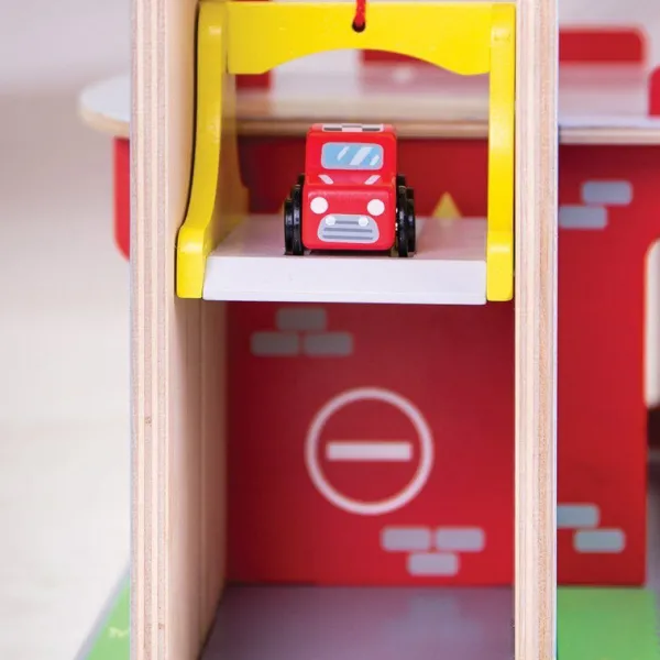 Bigjigs Heritage Playsets Park & Play Garage