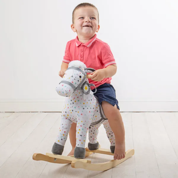 Bigjigs Toys Patterned Rocking Horse