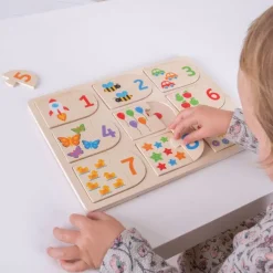 Bigjigs Toys Picture and Number Matching Puzzle