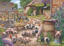 House of Puzzles Piglet Pandemonium - BIG 250 Piece Jigsaw Puzzle
