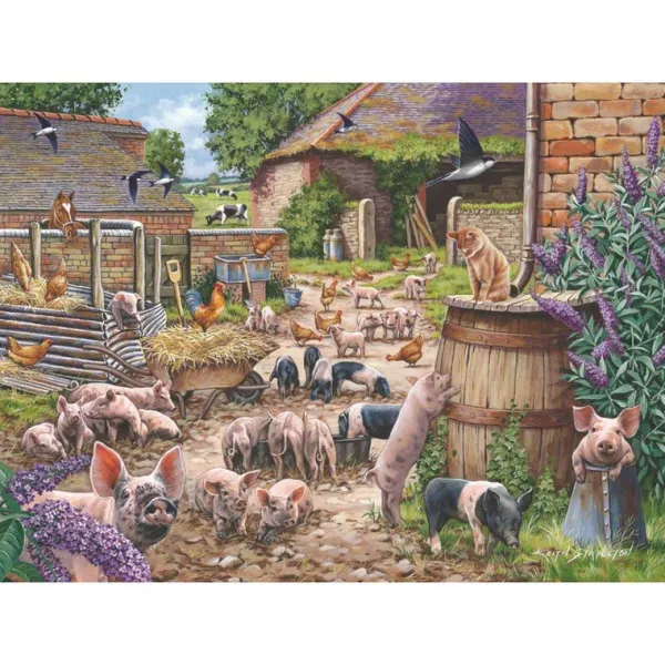 House of Puzzles Piglet Pandemonium 500 Puzzle