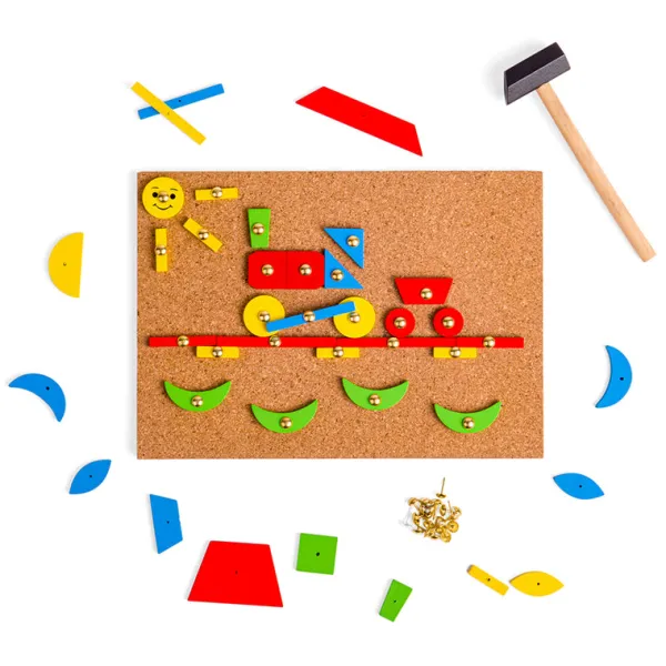 Bigjigs Toys Pin-a-Shape PINS ONLY (100)