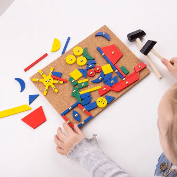 Bigjigs Toys Pin-a-Shape PINS ONLY (100)
