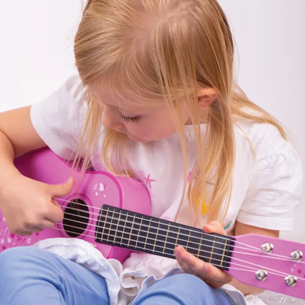 Tidlo Pink Guitar (Flowers)