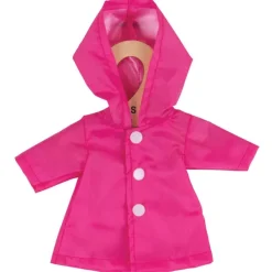Bigjigs Toys Pink Raincoat (for Size Small Doll)