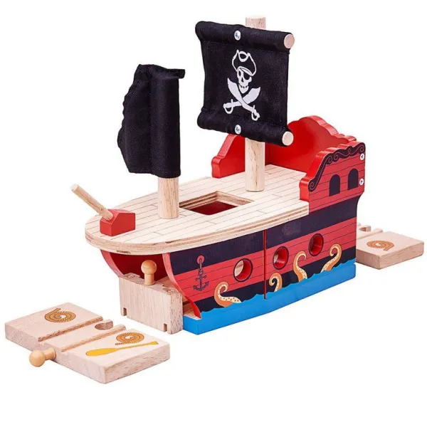 Bigjigs Rail Pirate Galleon