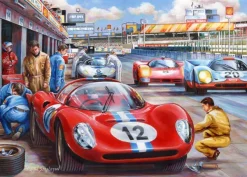 House of Puzzles Pit Stop - BIG 500 Piece Jigsaw Puzzle