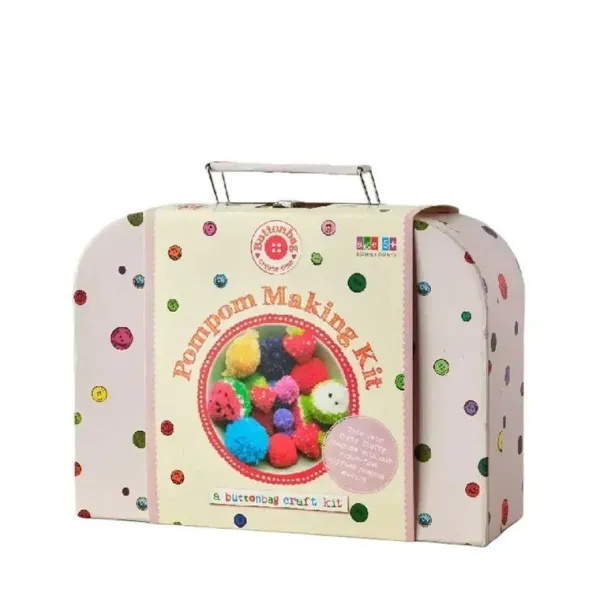 Buttonbag Pompom Suitcase