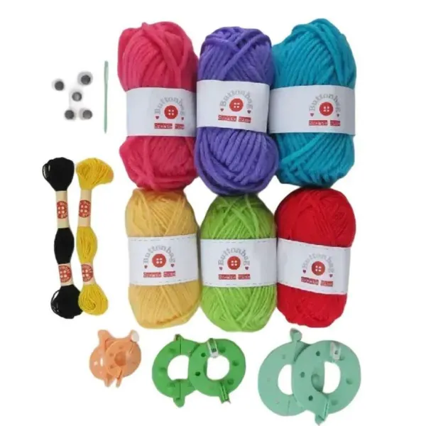 Buttonbag Pompom Suitcase