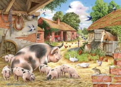 House of Puzzles Poppy's Piglets - BIG 500 Piece Jigsaw Puzzle