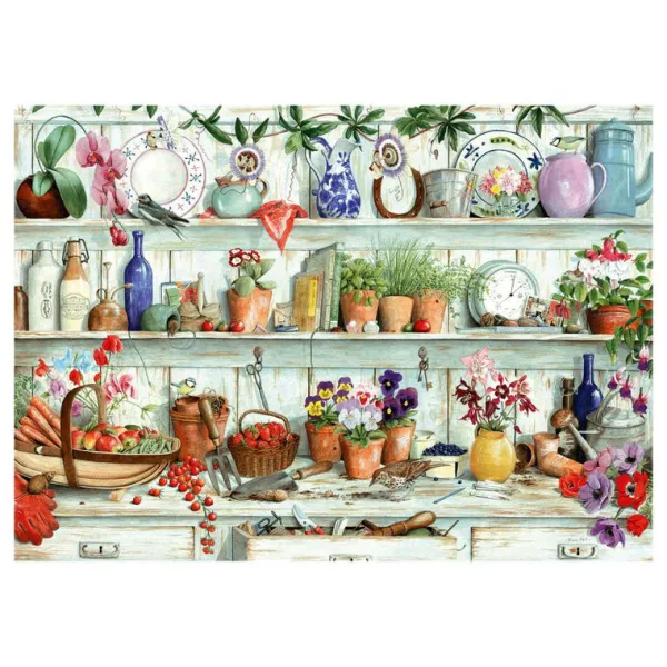 House of Puzzles Posies & Produce 1000 Piece Puzzle